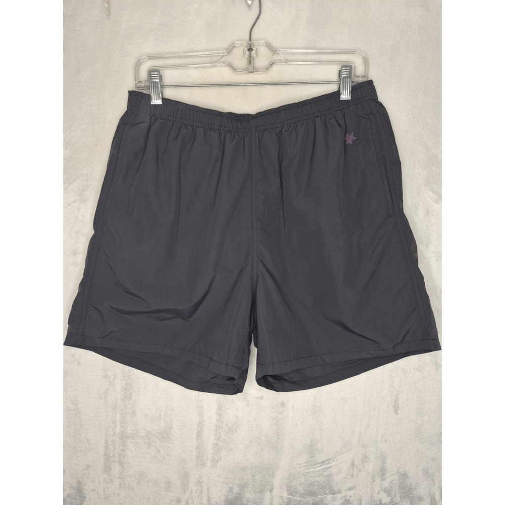 Goldwin Technical Nylon Shorts Charcoal Gray Mens Large L Waist 34 Inseam 5